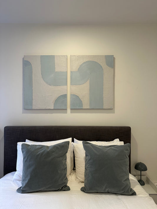 Textured Diptych